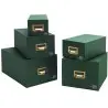 Fichero fichas tela verde 500 fichas n.5 tamaño 160x220 mm