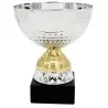 Trofeo Clásico de metal color Plateado y Dorado en varias medidas