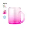 TAZA SUBLIMACIÓN OSAKA de cristal con colores