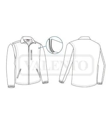 Chaqueta softshell mangas desmontables HALIFAX