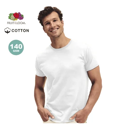 CAMISETA Fruit of the loom ADULTO BLANCA ICONIC
