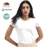CAMISETA Fruit of the Loom MUJER BLANCA ICONIC