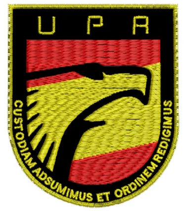 Parche UPR de 7,5x6,3 cm