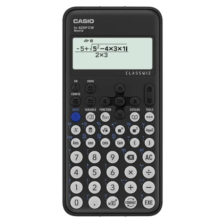 Calculadora casio fx-82sp cw iberia classwiz cientifica + 300 funciones 9 memorias con tapa.