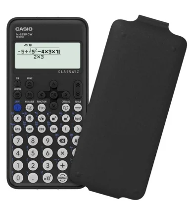 Calculadora casio fx-82sp cw iberia classwiz cientifica + 300 funciones 9 memorias con tapa.