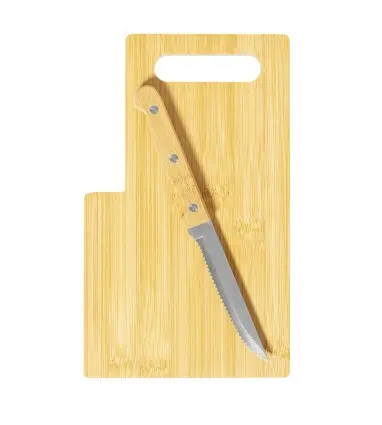 TABLA SESLAT de Bambú con cuchillo
