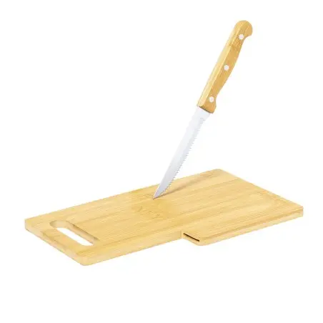 TABLA SESLAT de Bambú con cuchillo