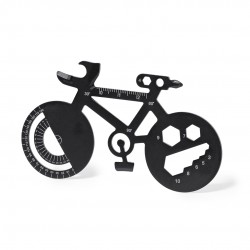MULTIHERRAMIENTA BALINT con 16 Funciones de Acero Inoxidable con forma de bicicleta
