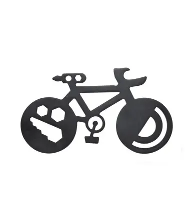 MULTIHERRAMIENTA BALINT con 16 Funciones de Acero Inoxidable con forma de bicicleta