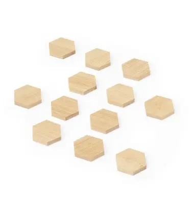 SET 12 IMANES LIRIX de Bambú con funda de Algodón