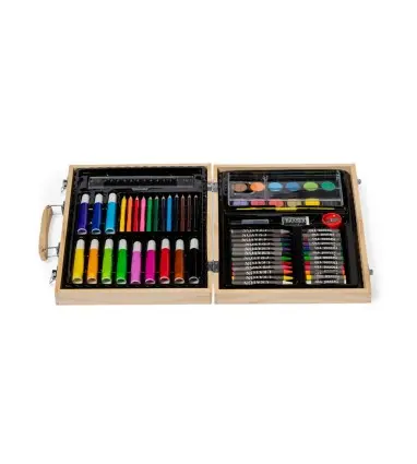 ESTUCHE LANZINI de madera con 66 piezas