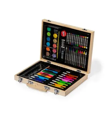 ESTUCHE LANZINI de madera con 66 piezas