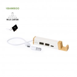 PUERTO USB KARTIP de Cartones de Leche Reciclados y Bambú