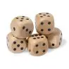 JUEGO de 5 dados ATANIN de madera