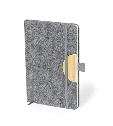 BLOC NOTAS SOPORTE KOBAIN de fieltro RPET y Bambú