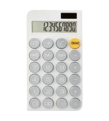 CALCULADORA MECÁNICA "TEKAL" de PVC