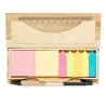 SET OFICINA MIKONEN de Bambú con notas, regla y boligrafo