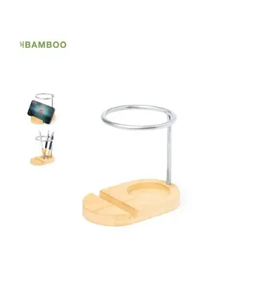 Cubilete LAPICERO SOPORTE FURIK de Bambú y Metal