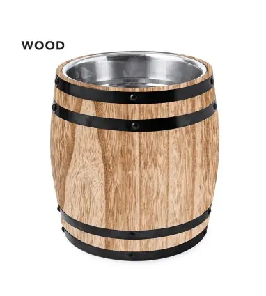 CUBITERA TONEND con forma de barril de 3 litros de Madera y Acero Inoxidable