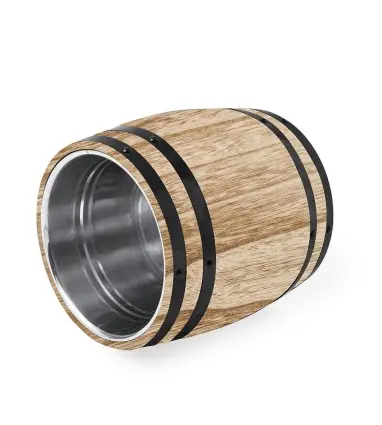 CUBITERA TONEND con forma de barril de 3 litros de Madera y Acero Inoxidable
