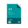 Recambio liderpapel a4 100 hojas 100 g/m2 rayado numero 46 4 taladros