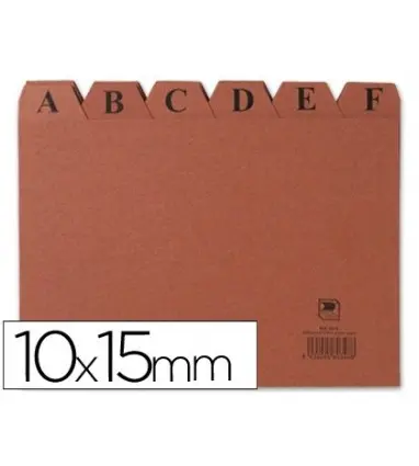 Indice fichero carton nº3 100x150 mm