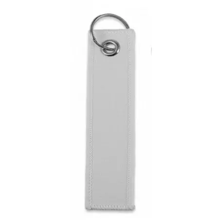 Llaveros para sublimación de tela Rectangular de 12 x 3 cm