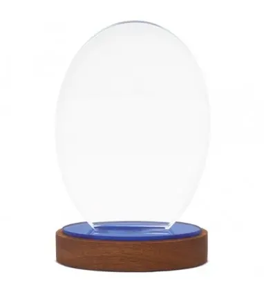TROFEO "RIGEL" de cristal con estuche