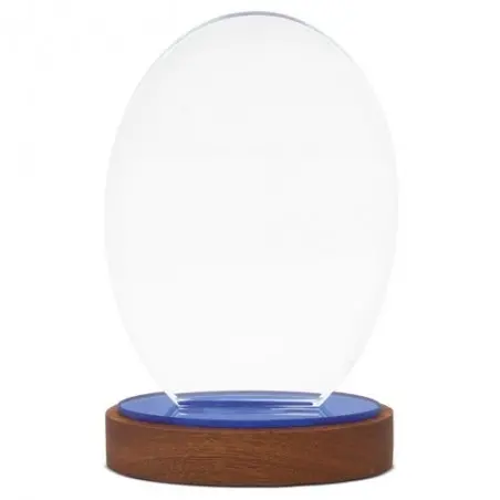 TROFEO "RIGEL" de cristal con estuche