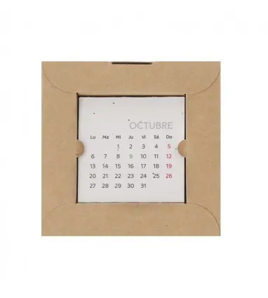 Calendario Sobremesa Semilla Krily con Papel Semilla