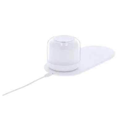 Lámpara con 12 ledes y Cargador Inalámbrico 15W Reginal