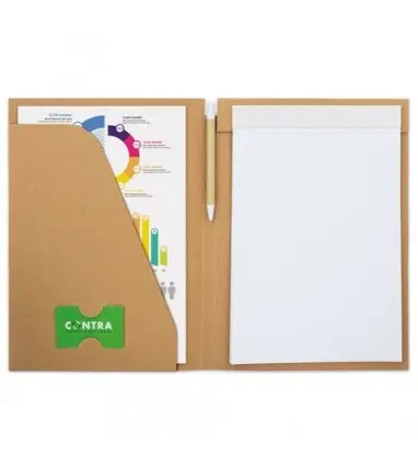 CARPETA CON BLOC Y BOLIGRAFO ECO SEMINAR