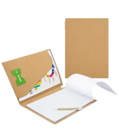 CARPETA CON BLOC Y BOLIGRAFO ECO SEMINAR