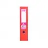Archivador de palanca liderpapel a4 documenta forrado pvc con rado lomo 75mm rojo compresor metalico