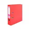 Archivador de palanca liderpapel a4 documenta forrado pvc con rado lomo 75mm rojo compresor metalico