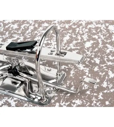 Archivador de palanca liderpapel folio classic red carton entrecolado sin rado lomo 80mm gris compresor metálico