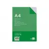 Recambio liderpapel a4 100 hojas 60g/m2 cuadro 3 mm con margen 4 taladros