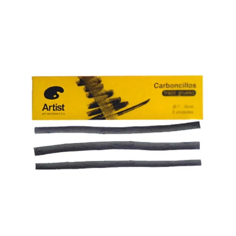 Carboncillo artist medianos 5-6 mm caja de 6 unidades