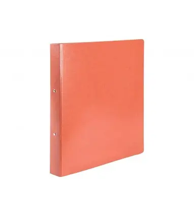 Carpeta de 2 anillas 25mm redondas liderpapel folio carton cuero