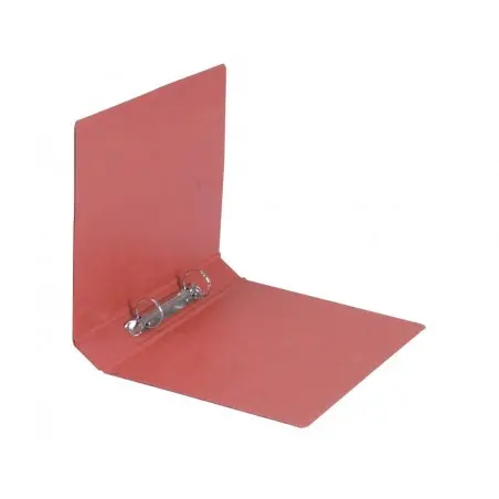 Carpeta de 2 anillas 25mm redondas liderpapel cuarto carton cuero