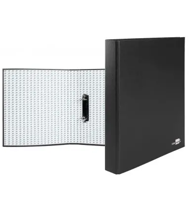 Carpeta de 2 anillas 25mm mixtas liderpapel folio carton forrado paper coat plastico negra
