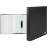 Carpeta de 2 anillas 25mm mixtas liderpapel folio carton forrado paper coat plastico negra
