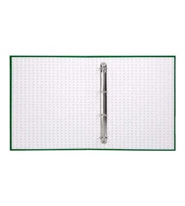 Carpeta de 4 anillas 40mm mixtas liderpapel folio carton forrado paper coat verde