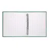 Carpeta de 4 anillas 40mm mixtas liderpapel folio carton forrado paper coat verde