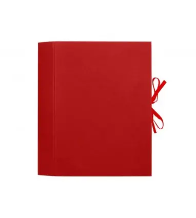 Carpeta fuelle liderpapel folio carton forrado burdeos
