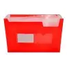 Carpeta liderpapel clasificador fuelle 32110 polipropileno din a4 roja transparente 13 departamentos