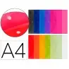 Carpeta liderpapel dossier a4 cierre de velcro colores surtidos pack 10+2 gratis