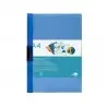 Carpeta liderpapel dossier pinza lateral 45302 polipropileno din a4 azul 30 hojas pinza deslizante