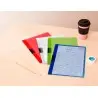 Carpeta liderpapel dossier pinza lateral polipropileno din a4 transparente 60 hojas pinza deslizante