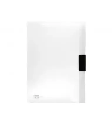 Carpeta liderpapel dossier pinza lateral polipropileno din a4 transparente 60 hojas pinza deslizante